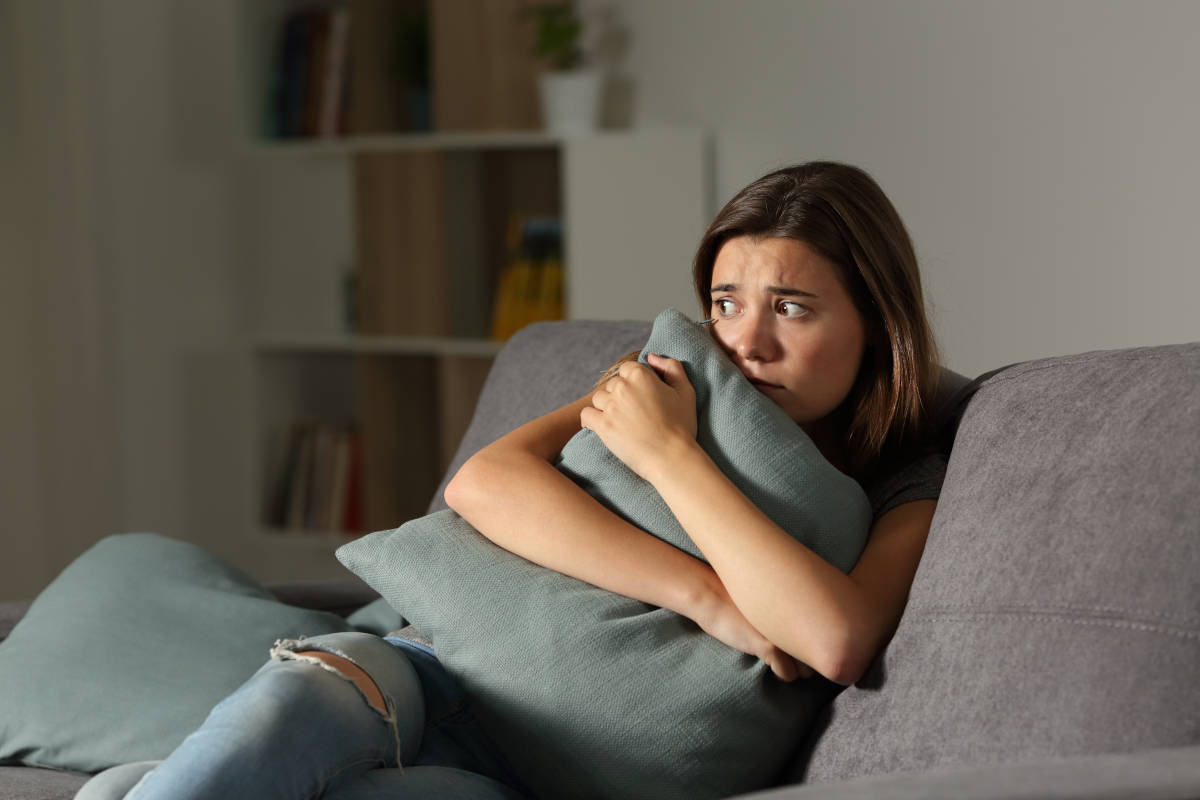 ragazza paura