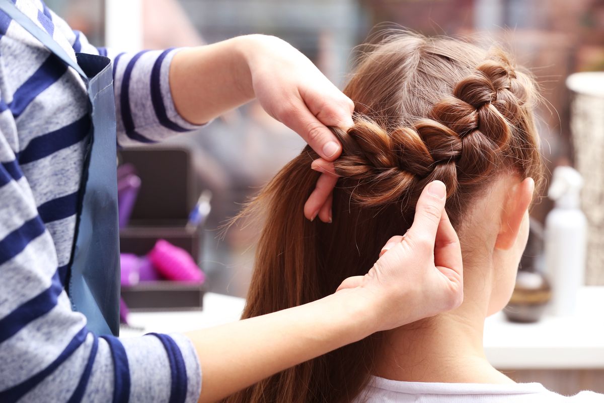 Acconciatura Treccia Onde Capelli