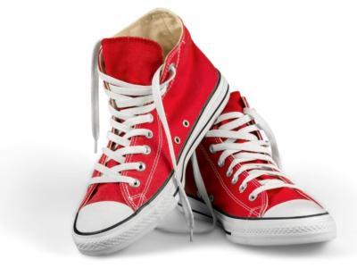 scarpe rosse converse