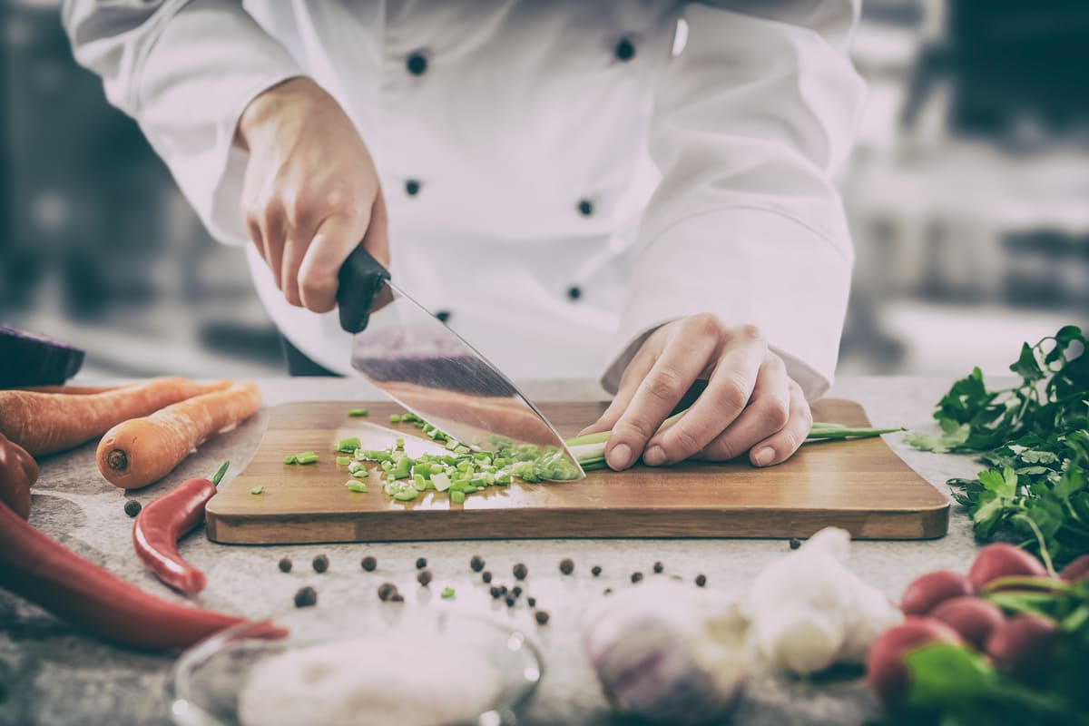 Chef coltello cucina