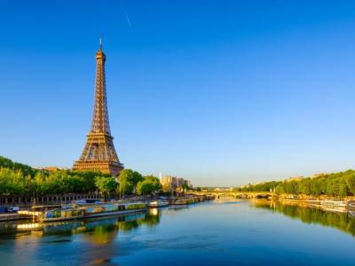 Parigi Torre Effeil fiume Senna