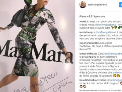 Stefano Gabbana contro Max Mara