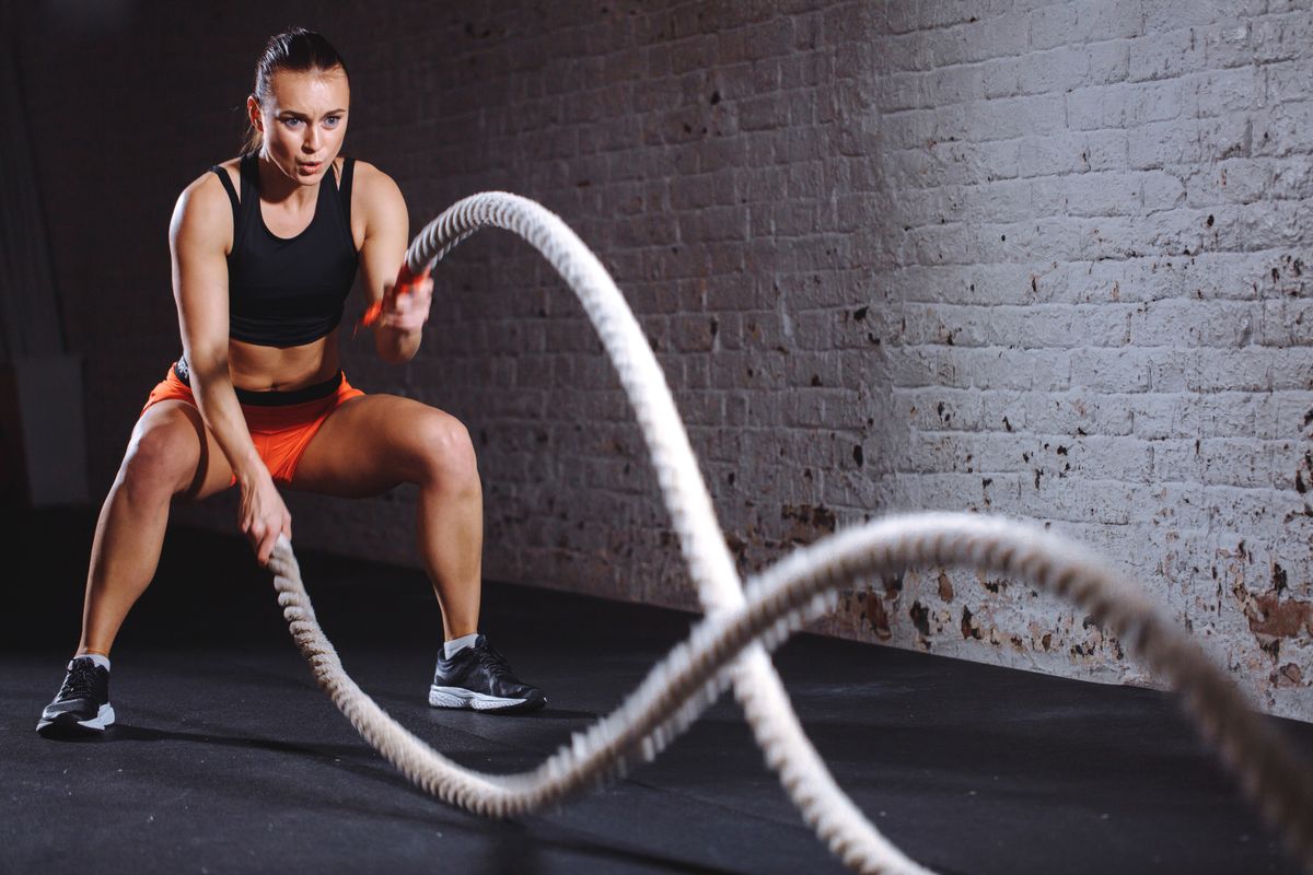 Battle Rope Training Donna Palestra Esercizi