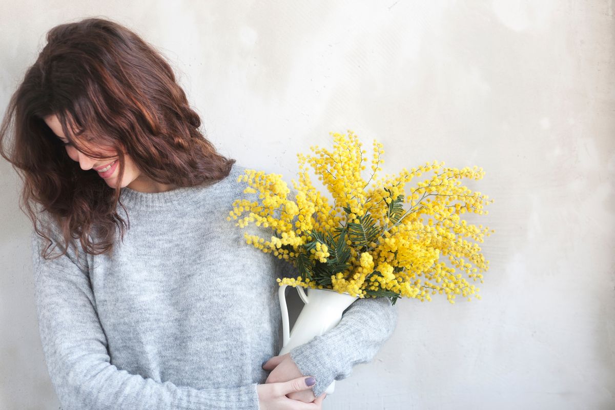 festa della donna mimosa