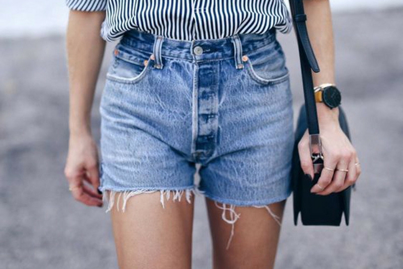 Shorts di jeans