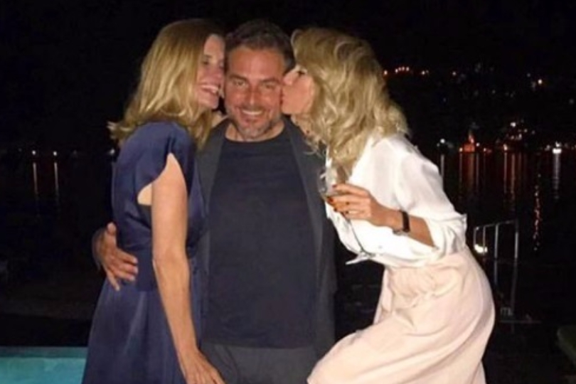 Filippa Lagerback, Daniele Bossari e Alessia Marcuzzi