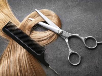 ciocca capelli forbice pettine