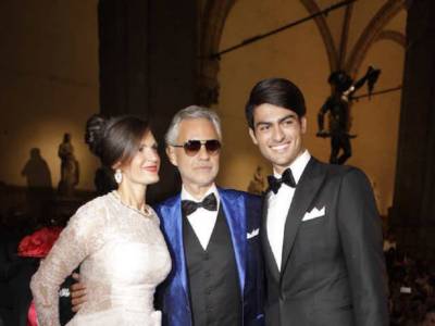 Veronica Berti Andrea Bocelli e Matteo Bocelli