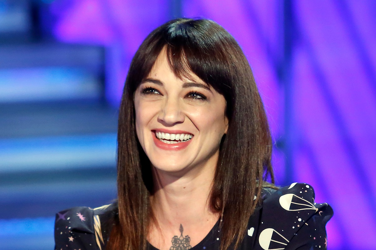 primo piano di Asia Argento