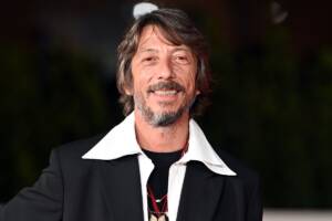Pierpaolo Piccioli partecipa al red carpet del film "Treasure of his Youth: The Photographs of Paolo Di Paolo" al 16° Rome Film Fest 2021 il 23 ottobre 2021 a Roma, Italia.