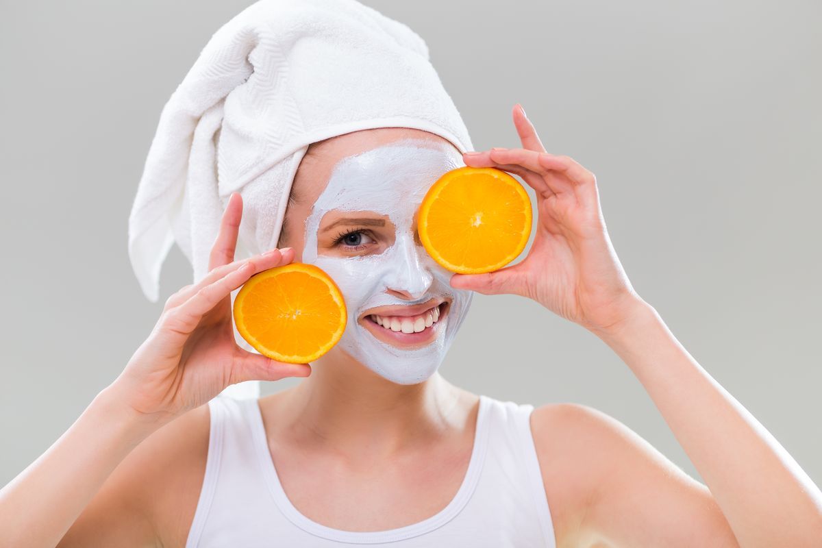 maschera all'arancia