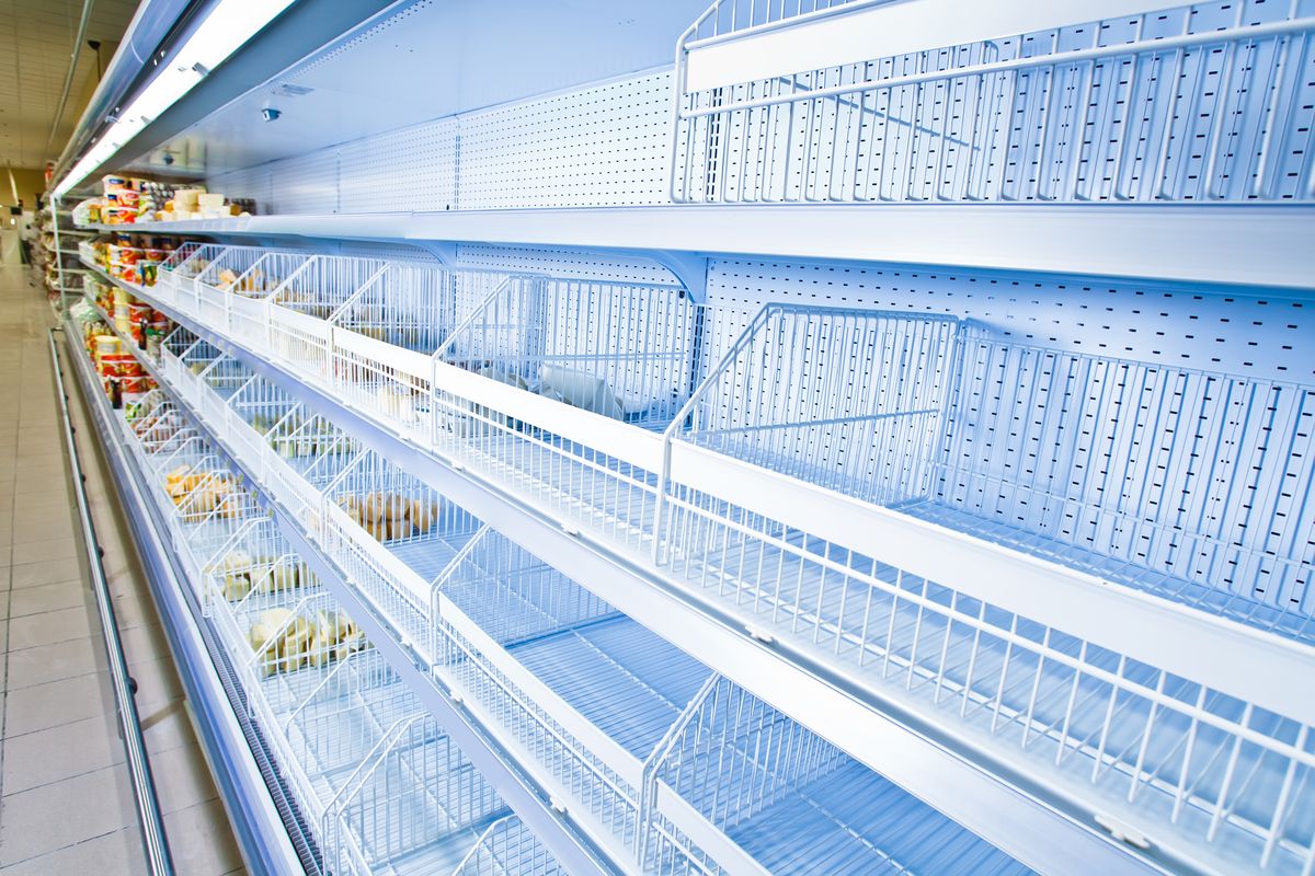 Supermercato vuoto