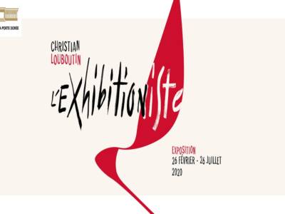 Locandina Mostra Christian Louboutin a Parigi