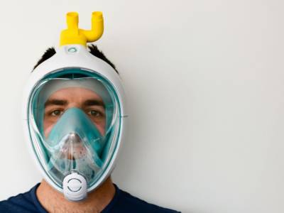 da maschera Decathlon a respiratore