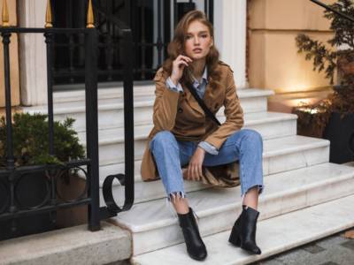Trench donna streetstyle