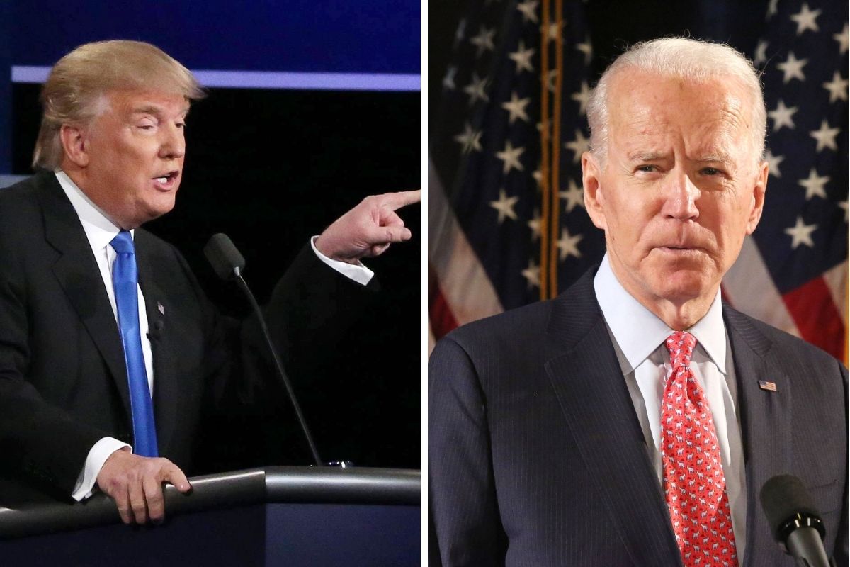 Donal Trump e Joe Biden