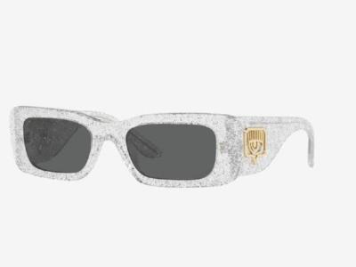 Occhiali da sole glitterati Chiara Ferragni