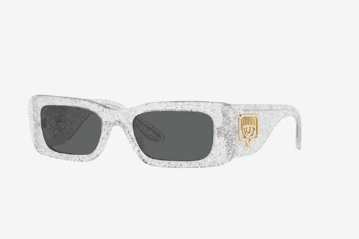 Occhiali da sole glitterati Chiara Ferragni
