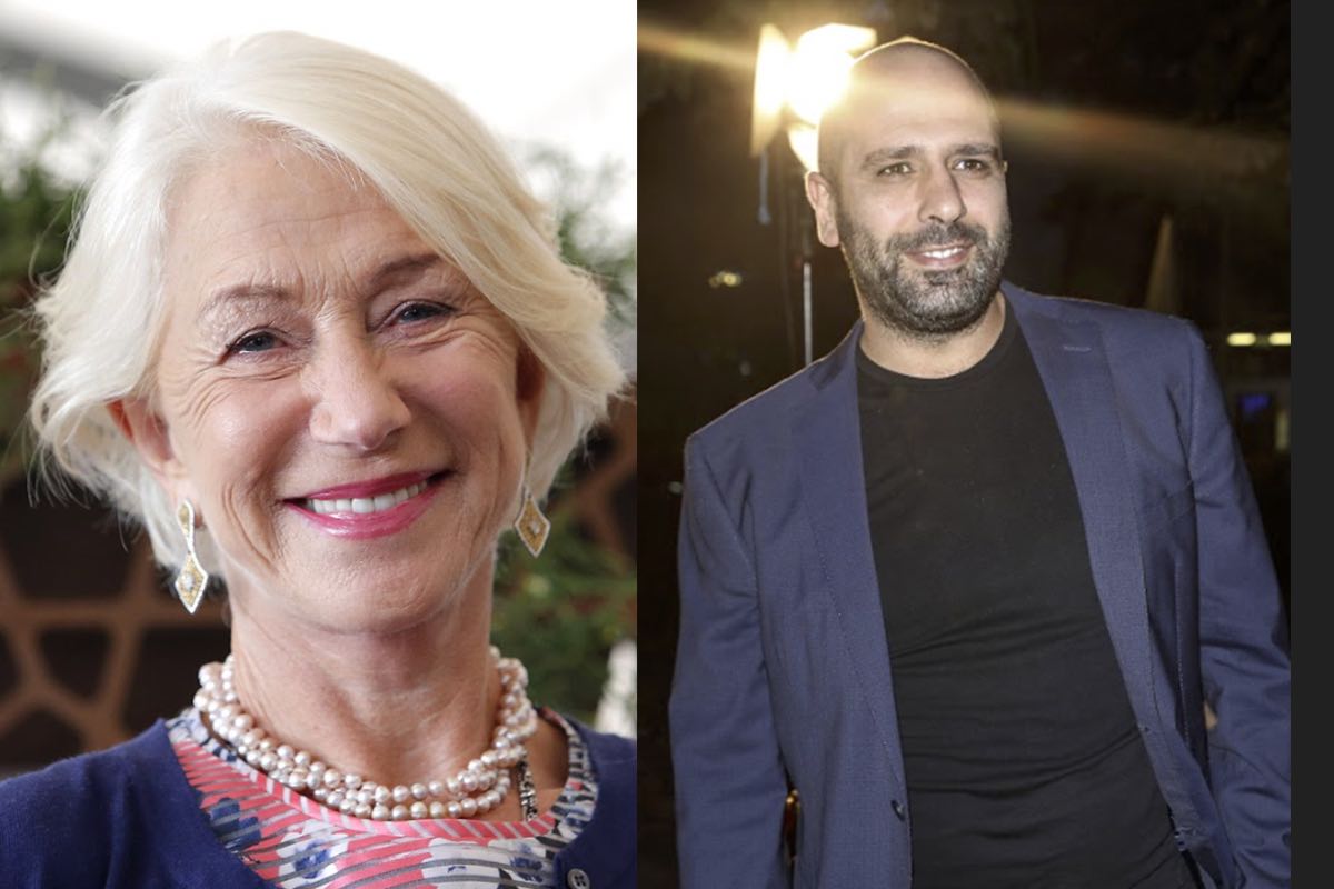 Helen Mirren Checco Zalone