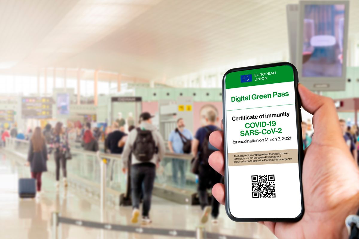 Green Pass digitale con codice QR