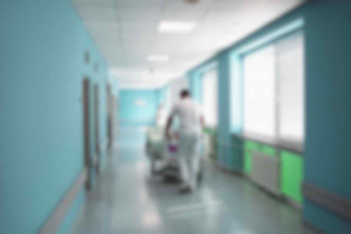 Corsia ospedale paziente