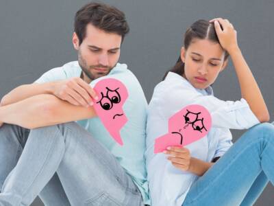 coppia separazione cuore spezzato