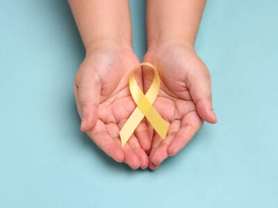 Fiocco per la Giornata Mondiale contro il Cancro Infantile