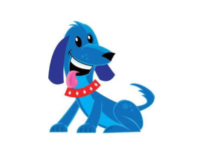 Cane blu