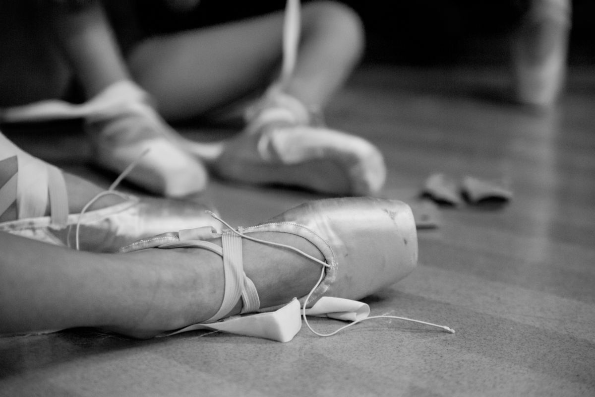 Ballerina piedi scarpe