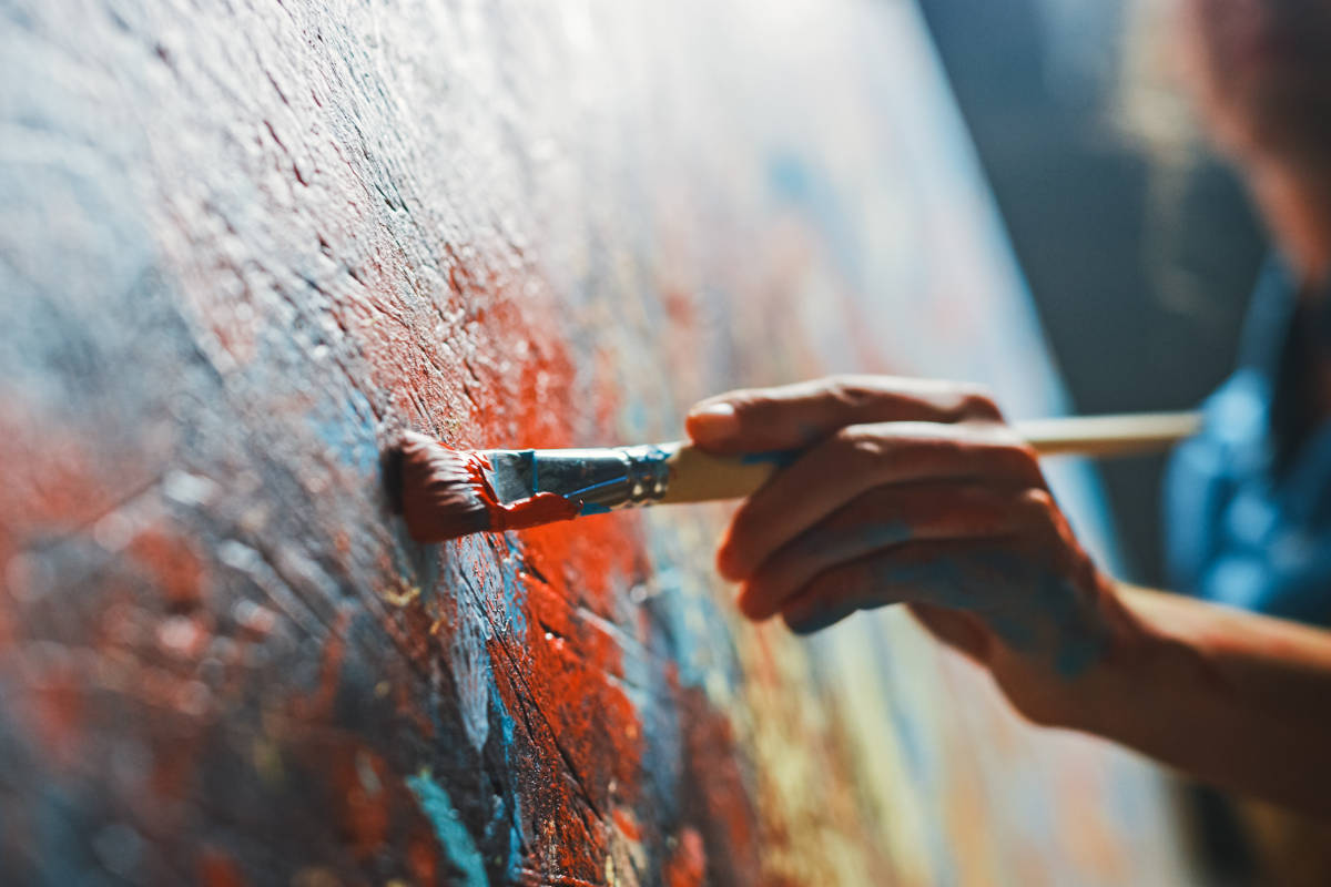 artista quadro tela pittura_olio
