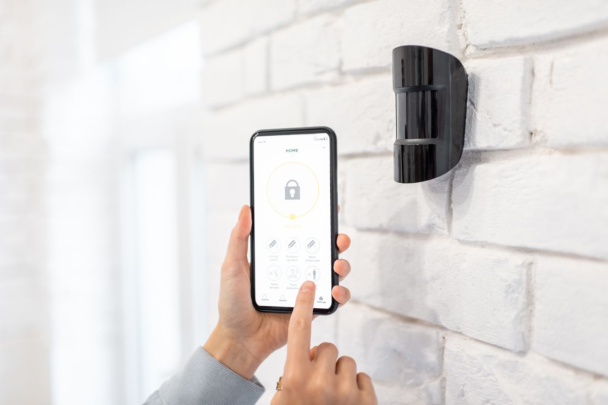 allarme controllo smartphone