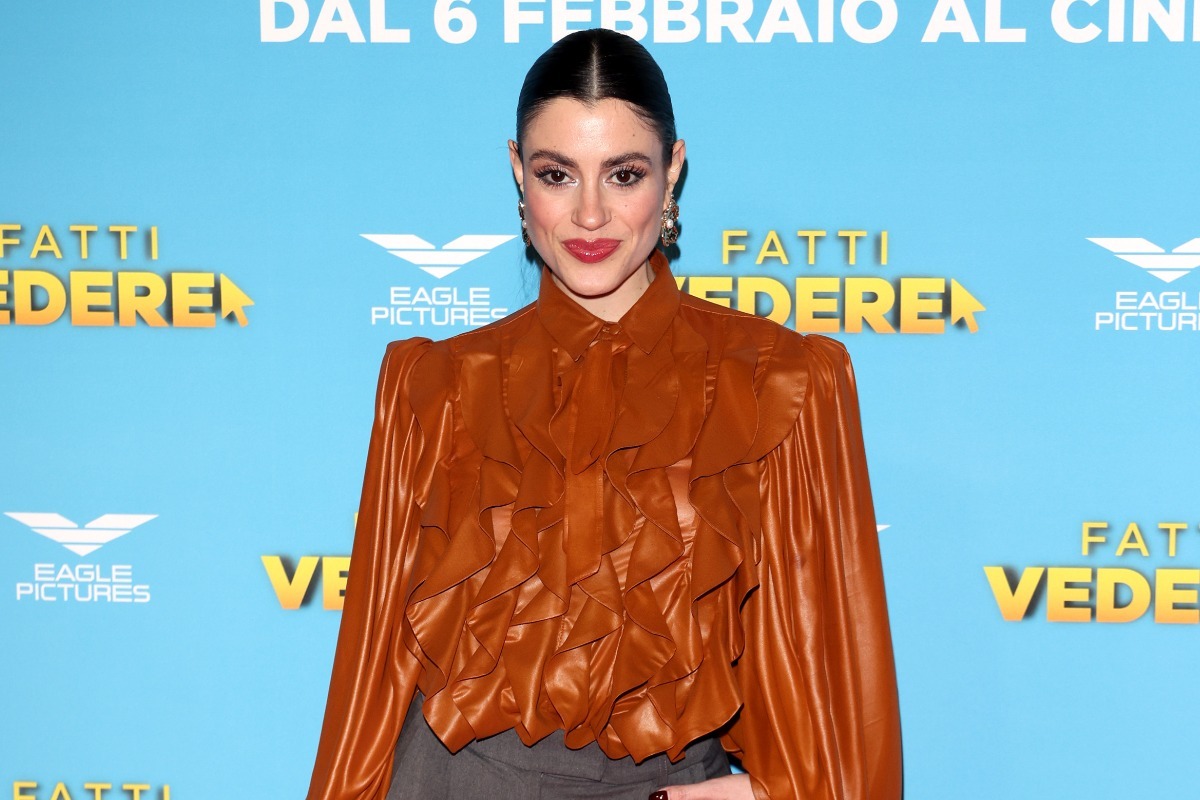 Lavinia Mauro partecipa al photocall della première di “Fatti Vedere” al Cinema Adriano.