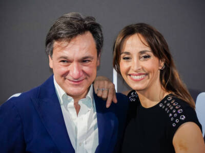 Benedetta Parodi e Fabio Caressa