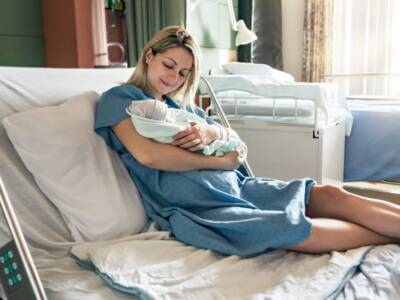 donna parto neonato rooming in