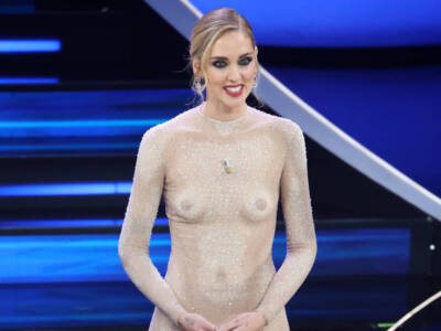 Chiara Ferragni sanremo 2023 vestito