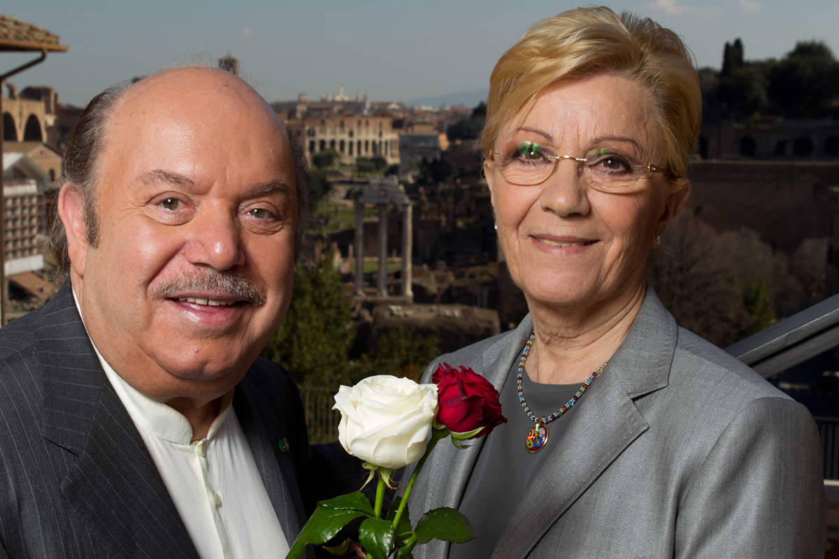 Lucia Zagaria e Lino Banfi