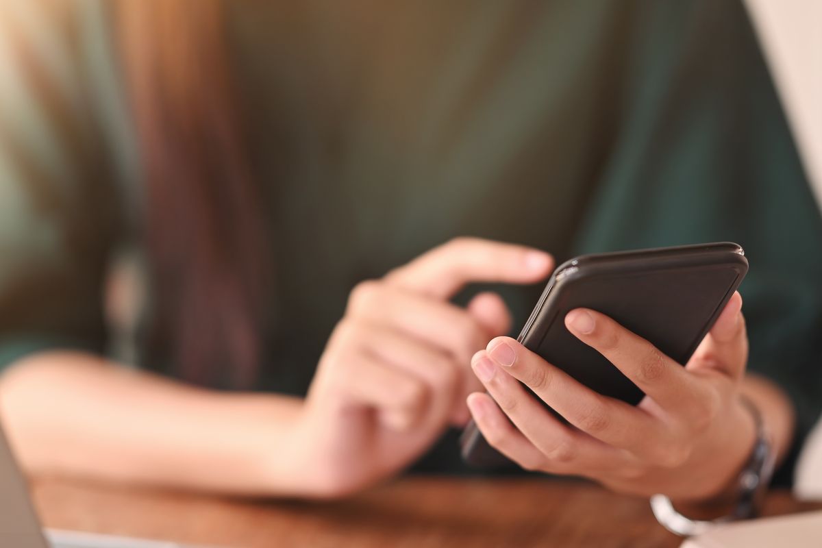 smartphone digitare