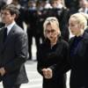 Funerali Silvio Berlusconi - Luigi Berlusconi, Marina Berlusconi, Marta Fascina