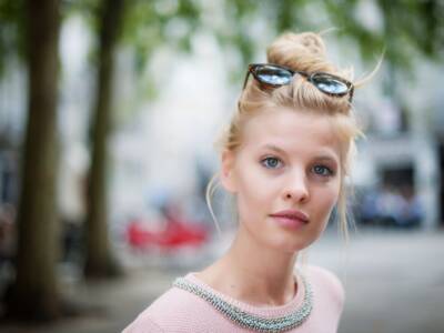 Chignon alto