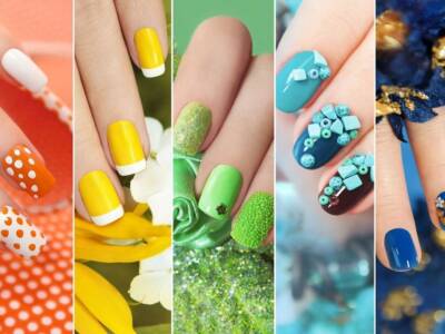 Nail art colorate