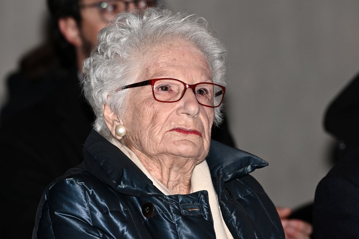 Un primo piano di Liliana Segre