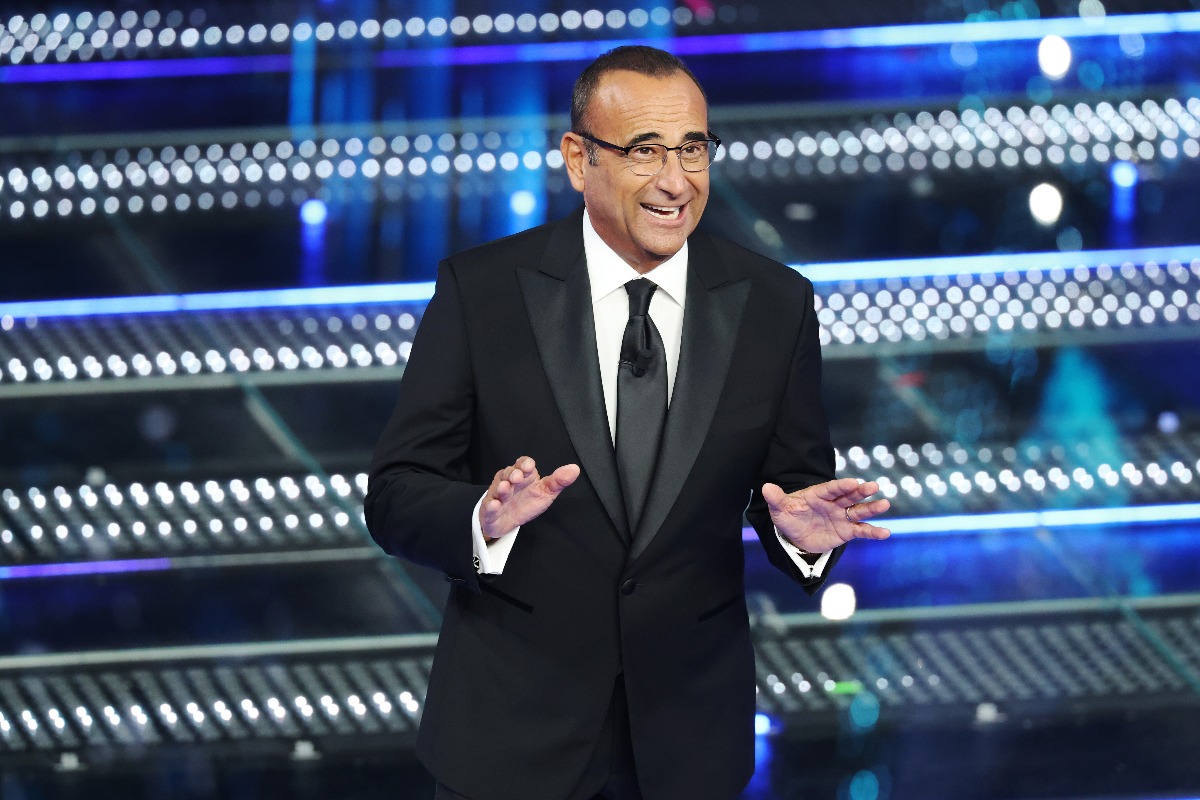 Carlo Conti a Sanremo 2025