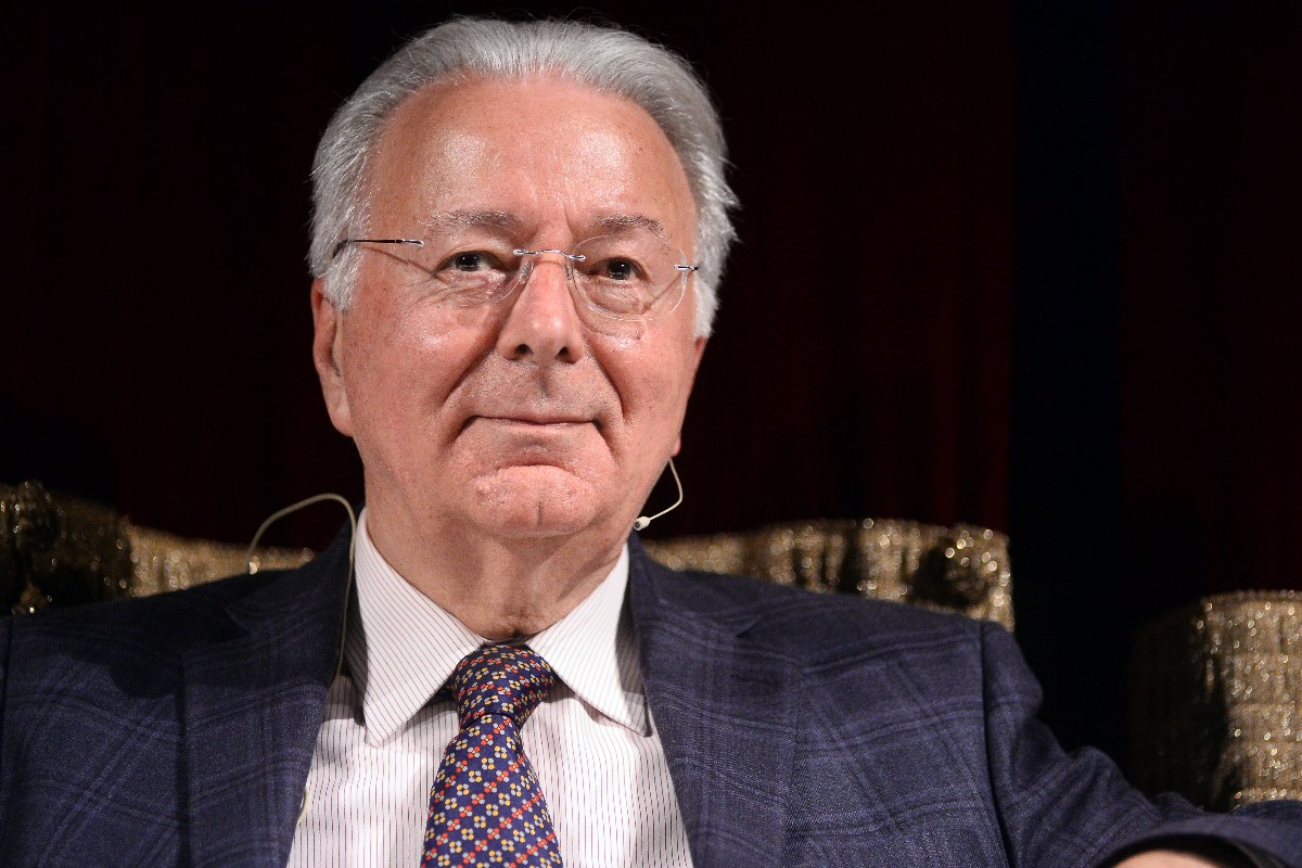 L'inventore italiano del primo microprocessore commerciale, Federico Faggin, partecipa alla presentazione del suo ultimo libro "È Solo Silicio" al Teatro Duse il 9 ottobre 2019 a Bologna, Italia.
