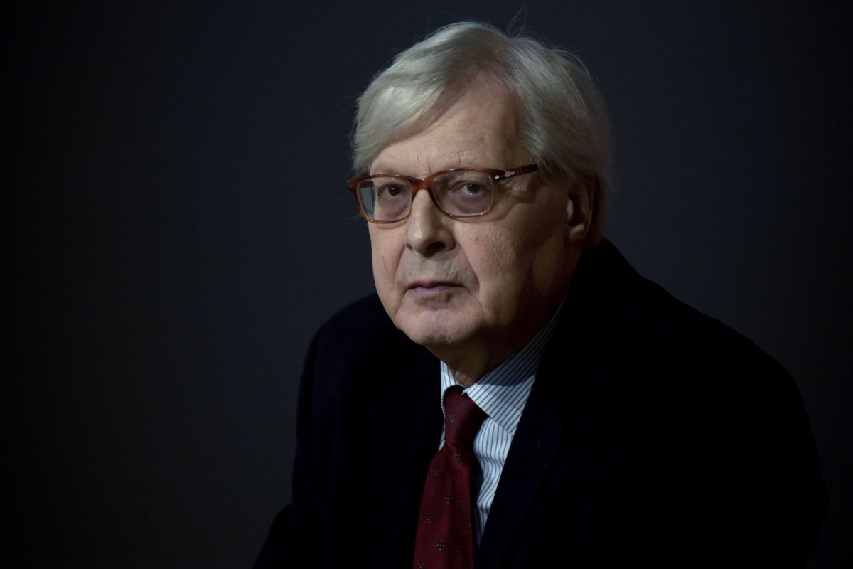 il critico d'arte Vittorio Sgarbi