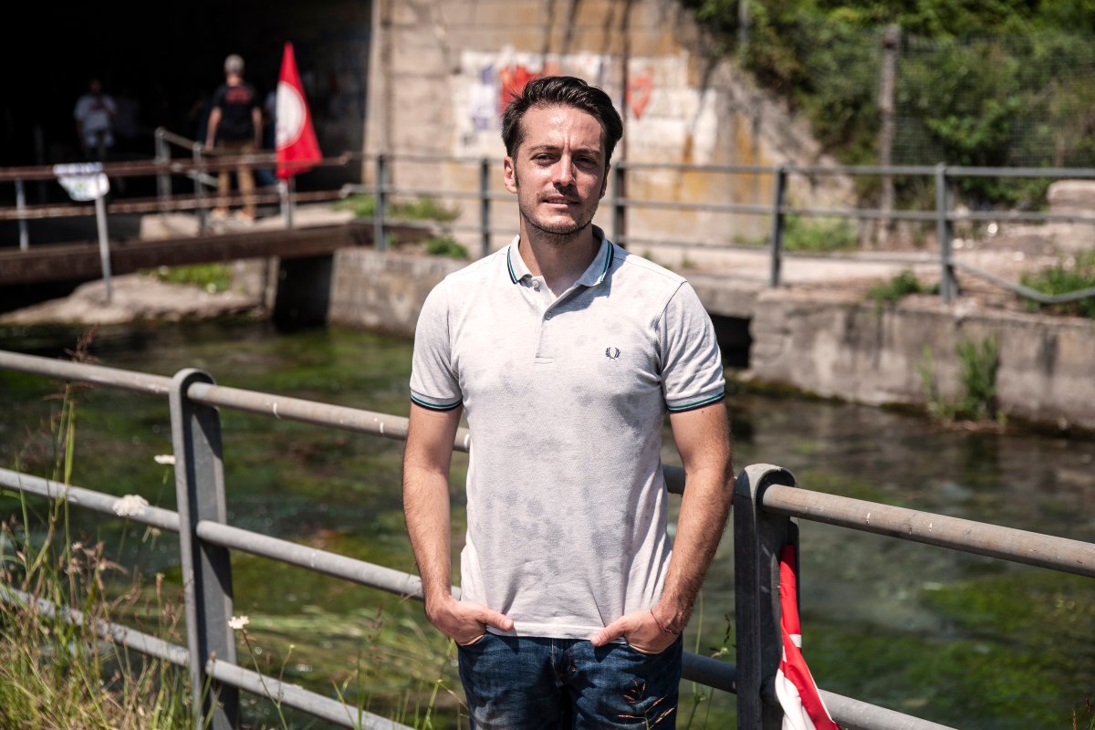 Giuliano Granato, portavoce nazionale del partito Potere al Popolo.
