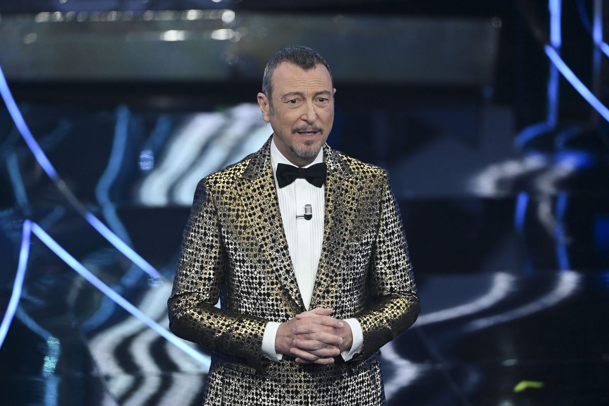 il conduttore Amadeus