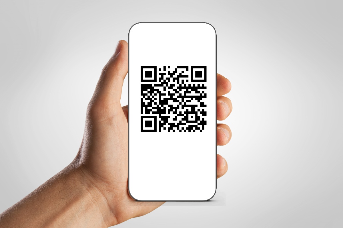 Cellulare e codice QR