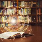L'oroscopo viene spiegato da un libro di astrologia