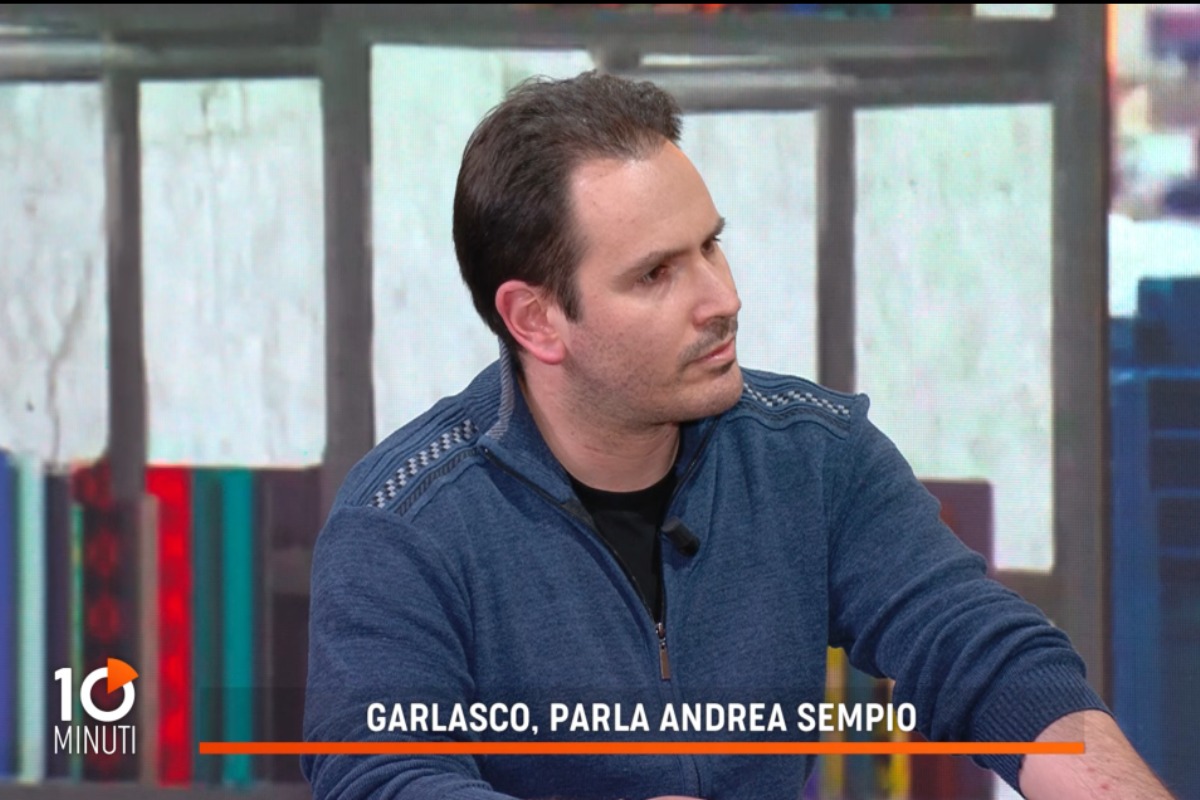 Andrea Sempio intervistato da Alessandro Sallusti a 10 minuti