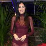 Elisabetta Gregoraci sfila sul tappeto rosso per la serata di premiazione del Monte-Carlo Film Festival de la Comédie.